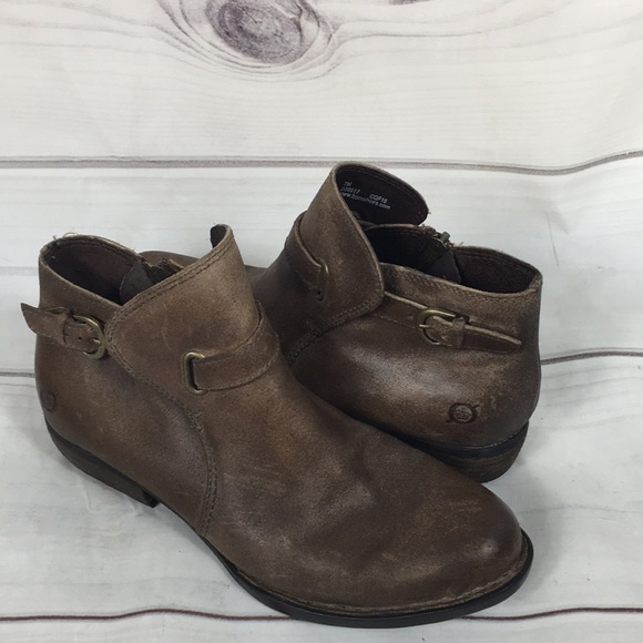 Born Shoes - ❤️BORN SYLVIA DISTRESSED LEATHER BOOTIES ~ 7